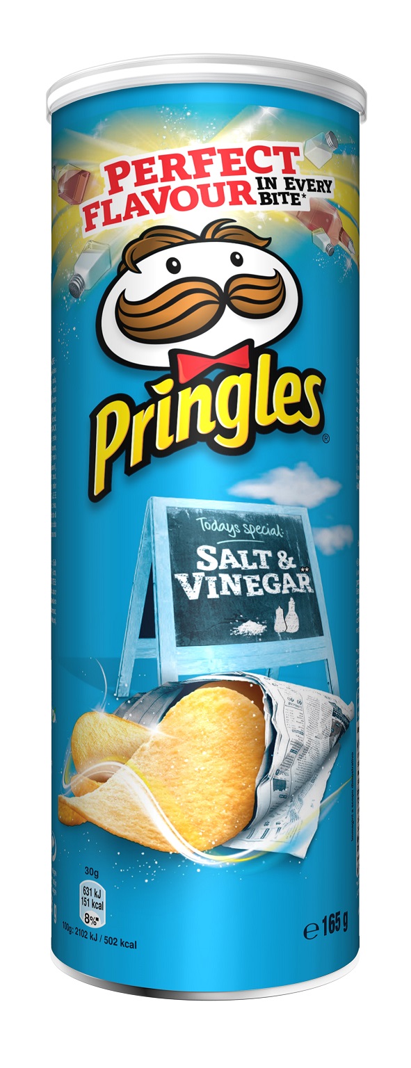 Πατατάκια Salt & Vinegar Ralphie Pringles (165 g)