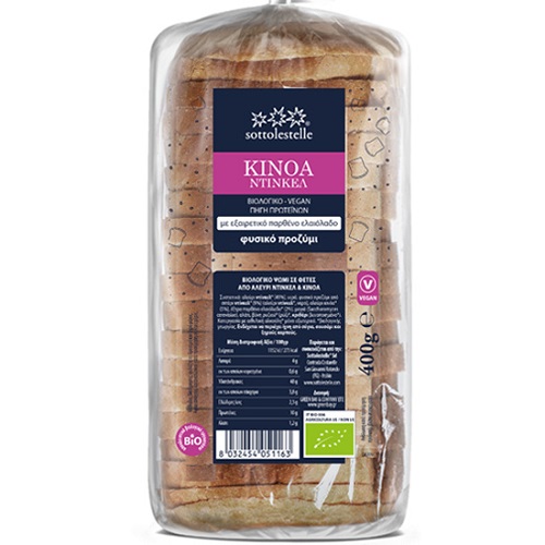 Ψωμί Ντίνκελ σε φέτες με Κινόα Sottolestelle (400g)