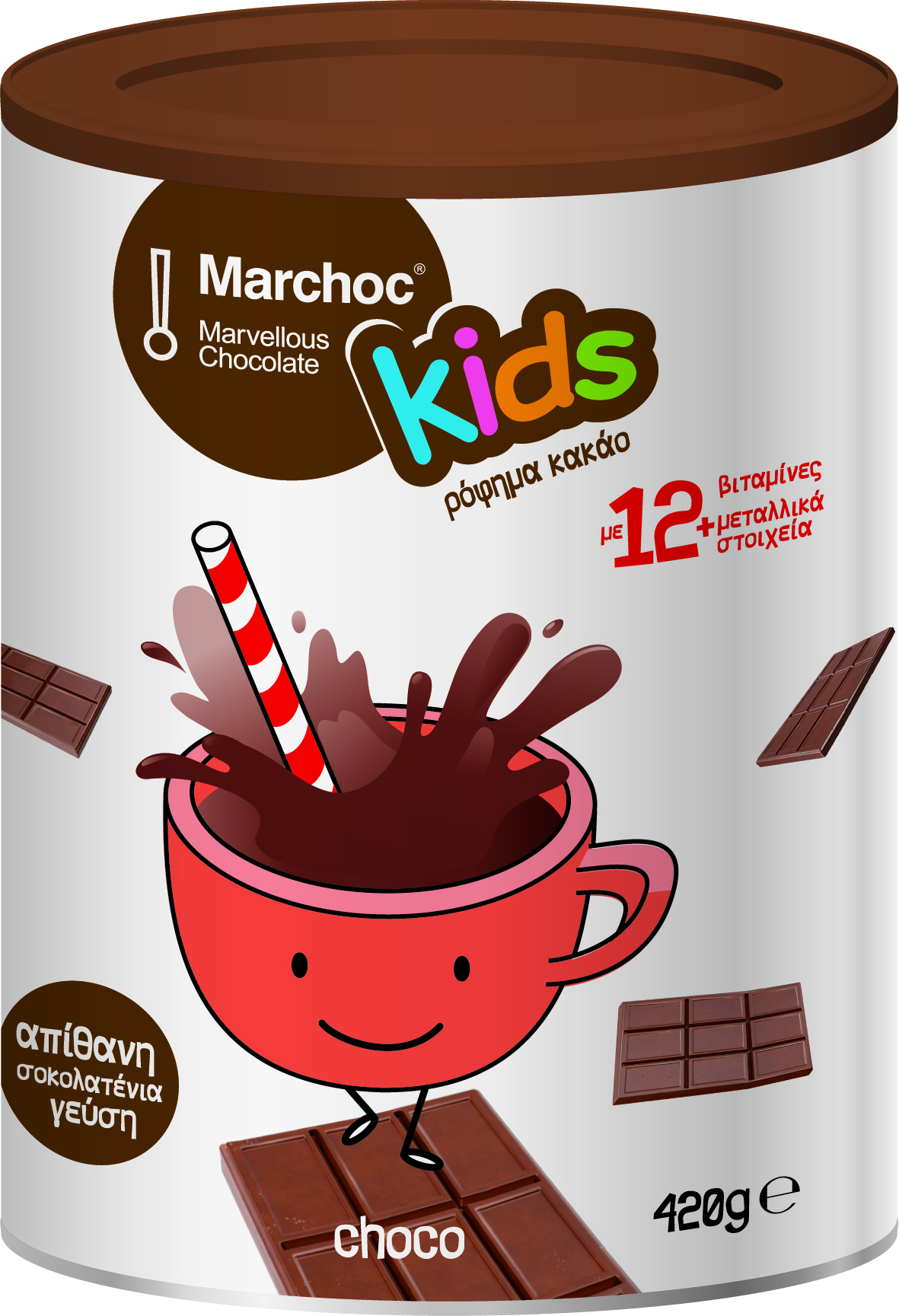 Παιδικό Ρόφημα Kακάο Marchoc (420 g)