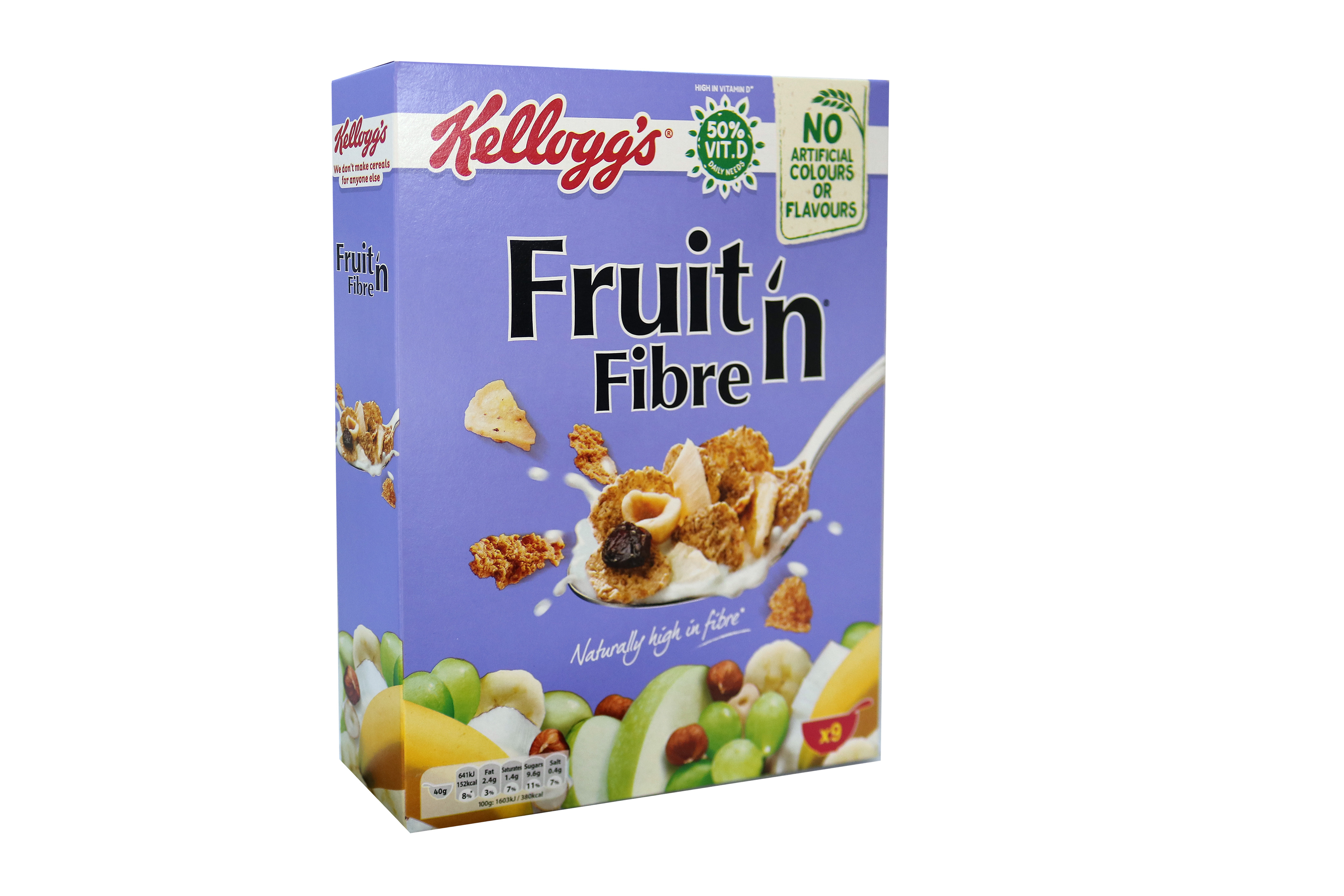 Δημητριακά All Bran Fruits ‘N Fibre Kellogg’s (375 g)