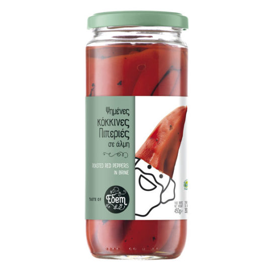 Πιπεριές Κόκκινες Ψημένες Εδέμ (450g)