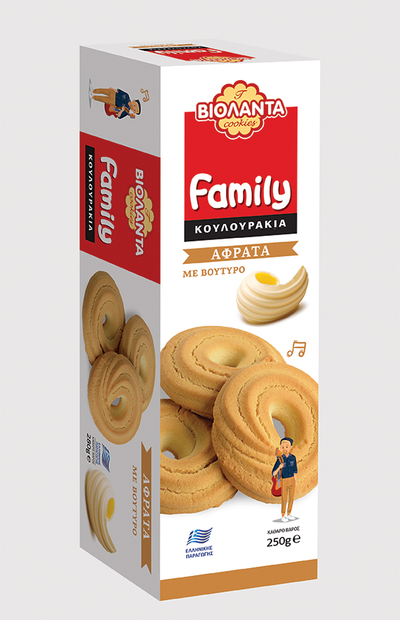 Κουλουράκια με Βούτυρο Αφράτα Family Βιολάντα (250g)