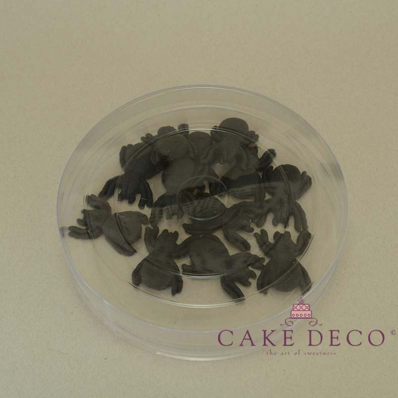 Διακοσμητικές Φιγούρες Αράχνη Cake Deco (12τεμ)