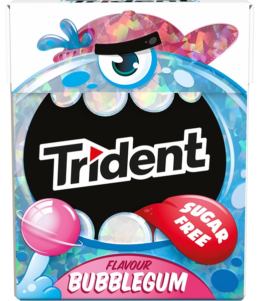 Τσίχλες με γεύση Τσιχλόφουσκα Trident (14g)