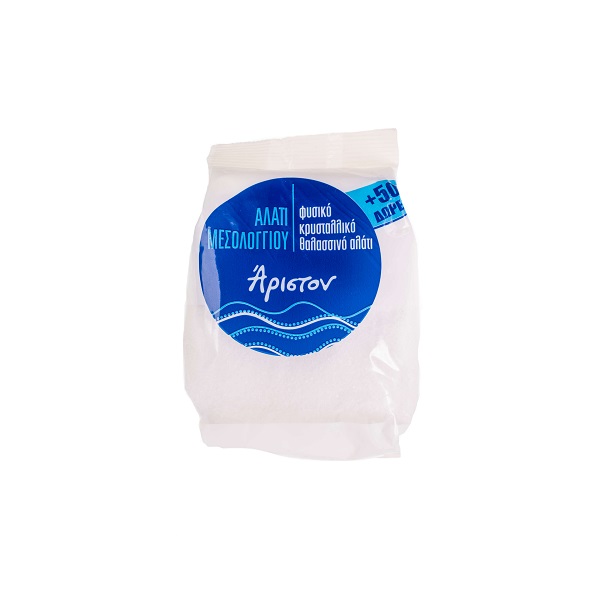 Αλάτι Μεσολογγίου σε σακούλα Άριστον (400 g) +200g Δώρο