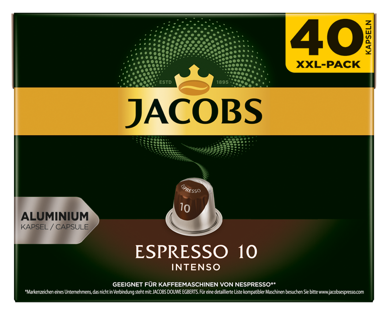 Κάψουλες για Espresso Intenso Jacobs (40 τεμ)