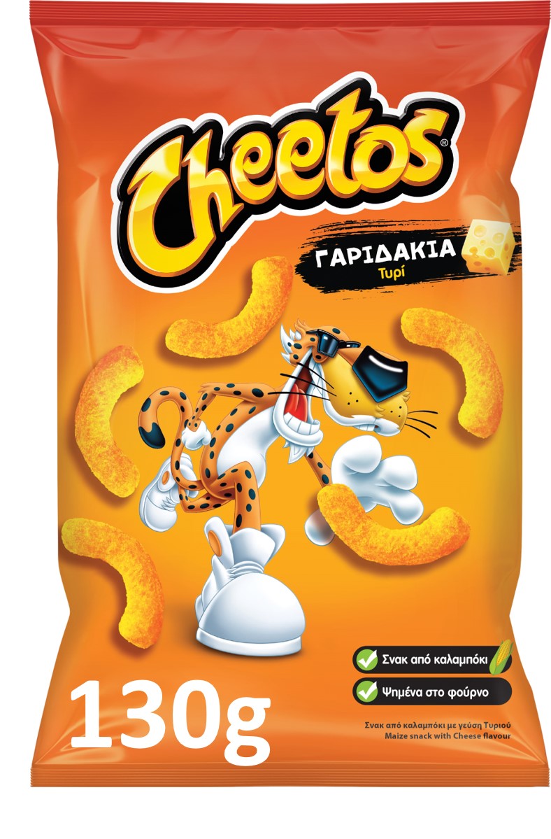 Σνακ από καλαμπόκι Γαριδάκια Cheetos (130 g)