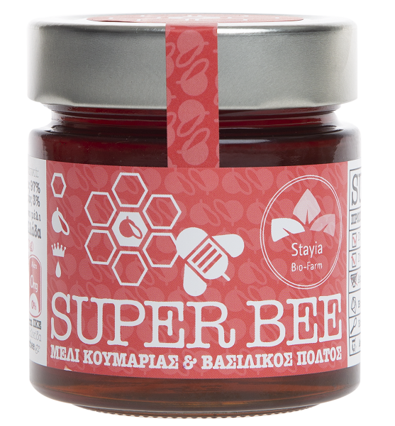 Μέλι Κουμαριάς & Βασιλικός Πολτός SuperBee (260g)
