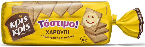 Ψωμί του Τοστ Χαρούπι Τόστιμο Κρις Κρις (530g)
