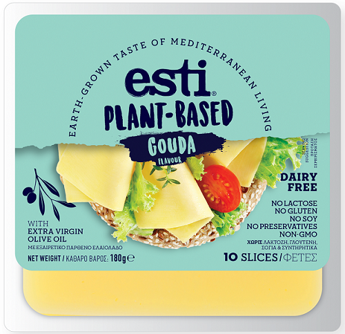 Τυρί Gouda Φυτικό σε Φέτες Esti (180g)