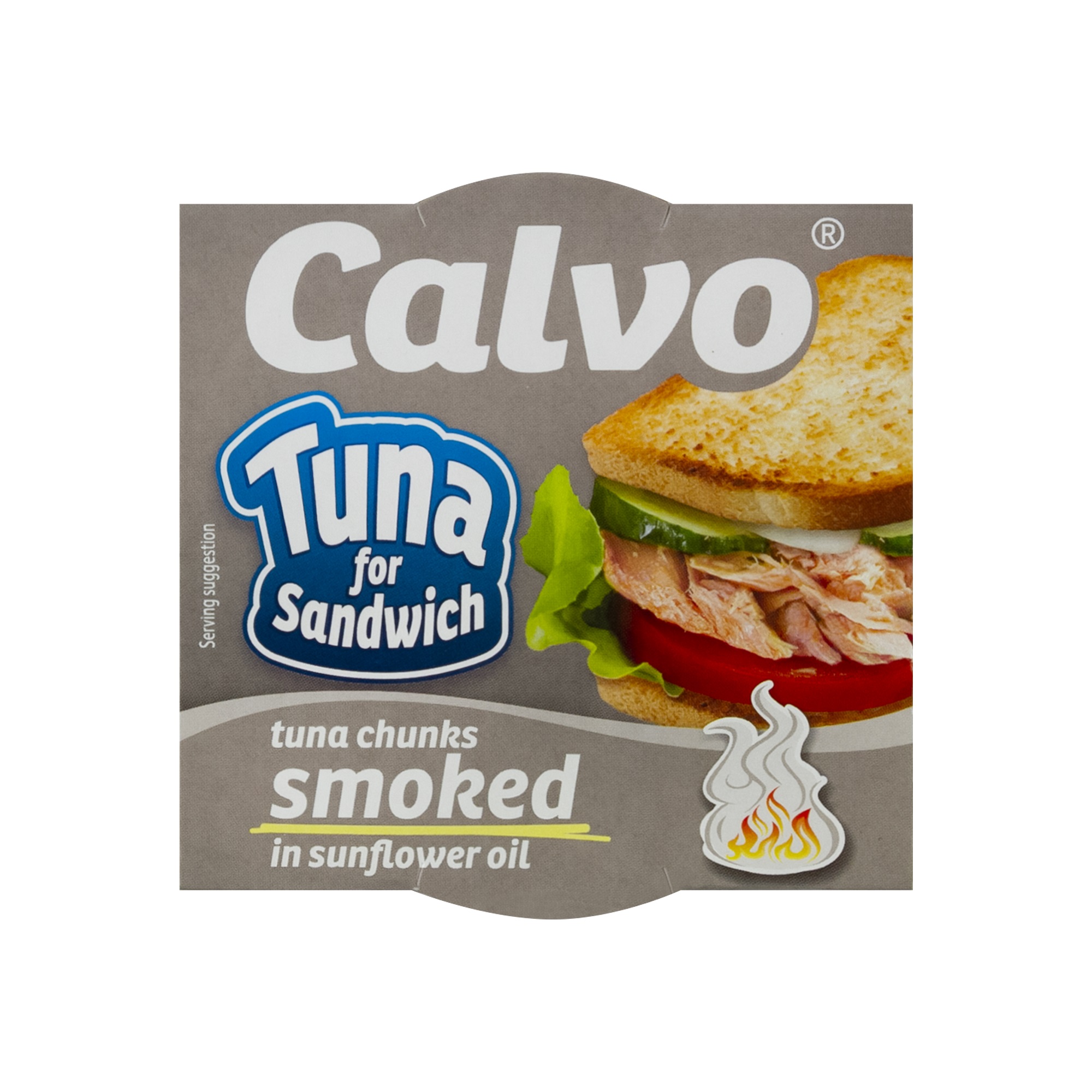 Τόνος για σάντουιτς καπνιστός Calvo (142g)