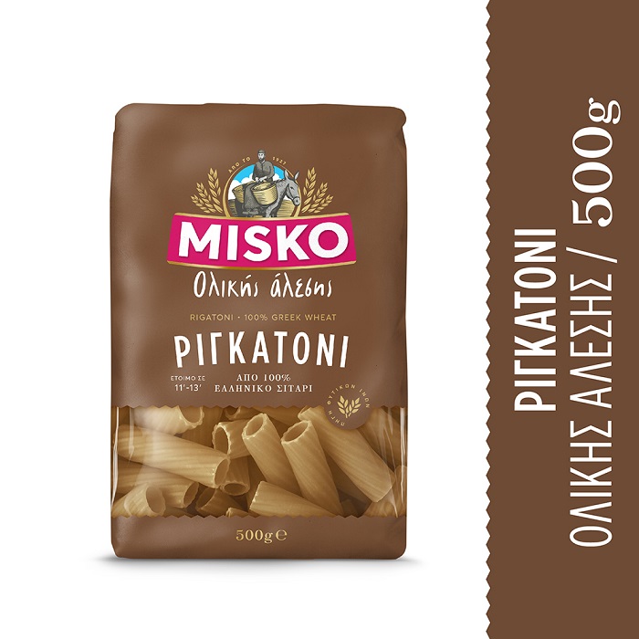 Ριγκατόνι Ολικής Άλεσης Misko (500g)