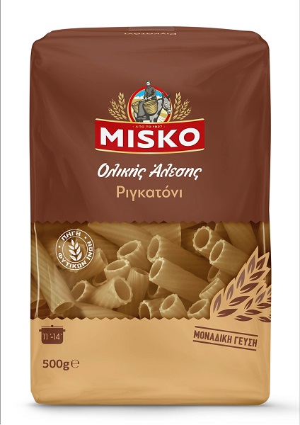 Ριγκατόνι Ολικής Άλεσης Misko (500g)