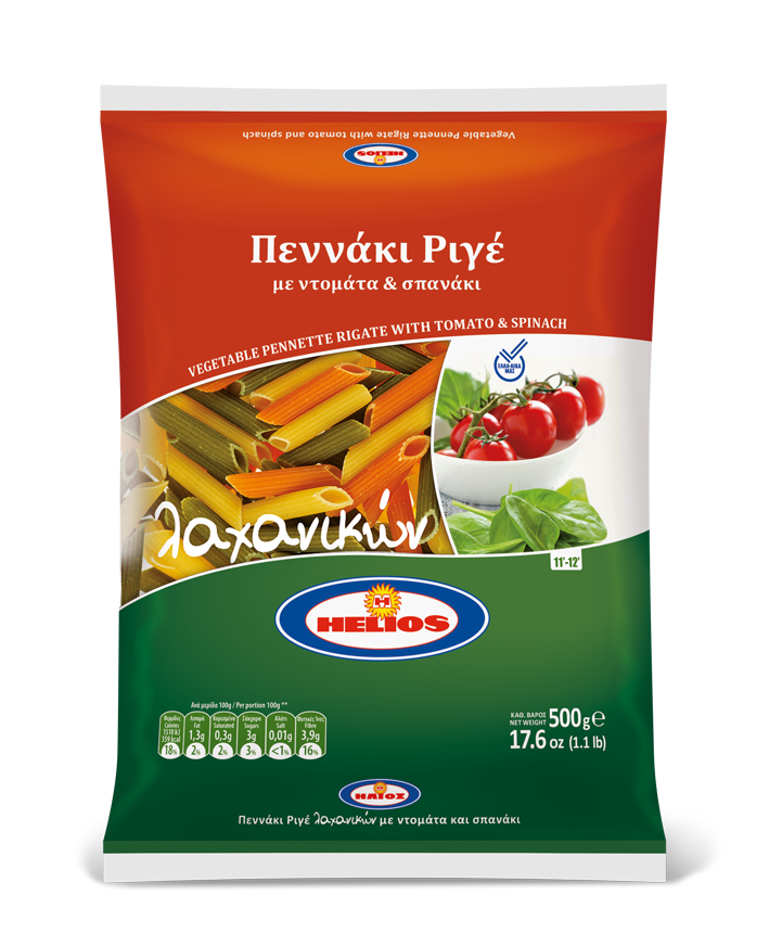 Πεννάκι Ριγέ Λαχανικών Ήλιος (500 g)
