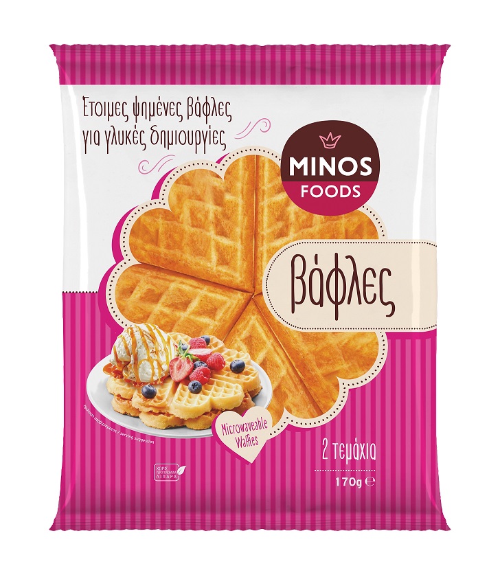 Minos Foods Βάφλες Soft Minos Foods 2τεμ (170 g)