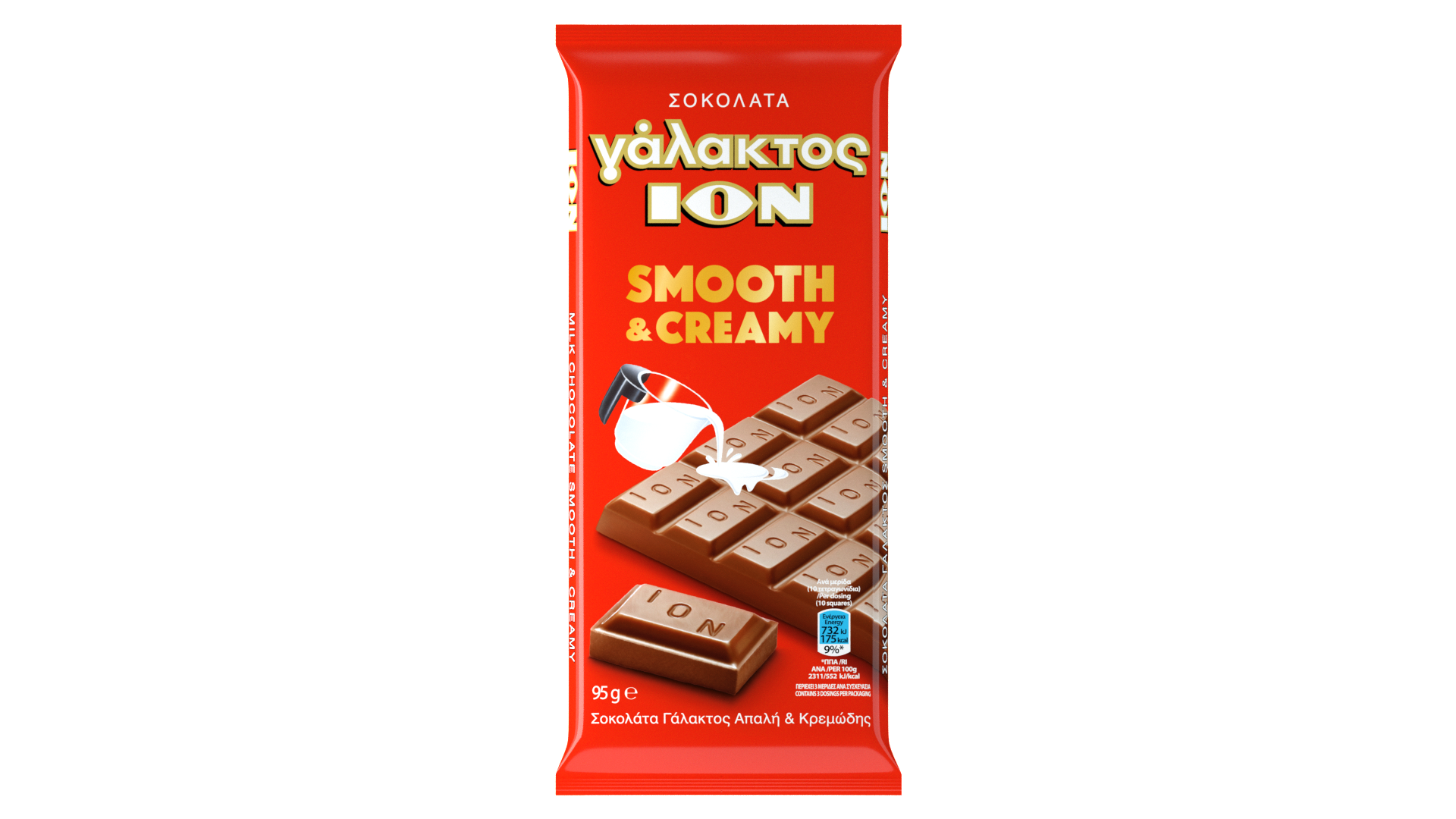 Σοκολάτα Γάλακτος smooth & creamy ΙΟΝ (95 g)