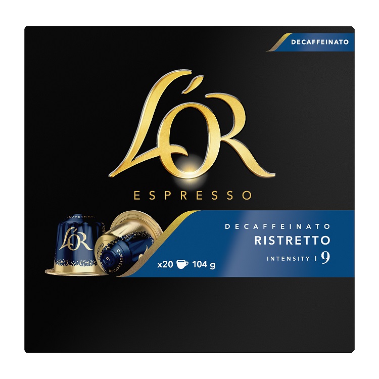 Κάψουλες espresso Ristretto Ντεκαφεϊνέ L’OR (20 τεμ)