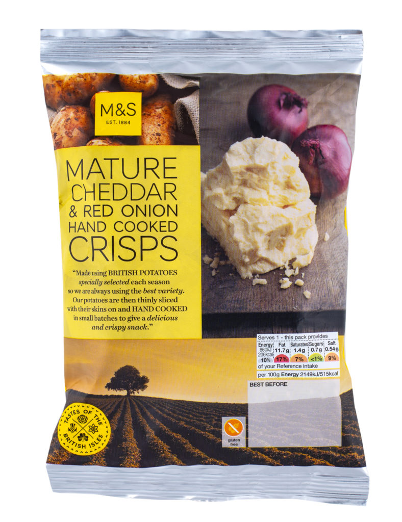 Marks & Spencer (80g) Seafood and Cider Aromatic Potato Snack