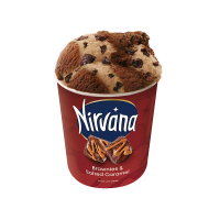Παγωτό Brownies & Salted Caramel Nirvana (470 ml)