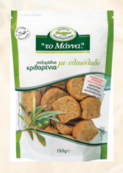 Το Μάννα Παξιμάδι Κριθαρένιο Με Ελαιόλαδο Το Μάννα (150g)