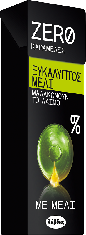 Λάβδας Καραμέλες Ευκάλυπτος - Μέλι Zero (32g)