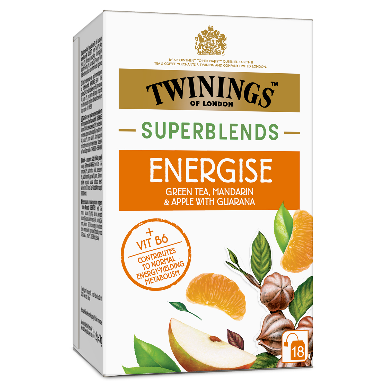 Atlanta Αφέψημα Superblends Energise Twinings (18 φακ x 2 g)