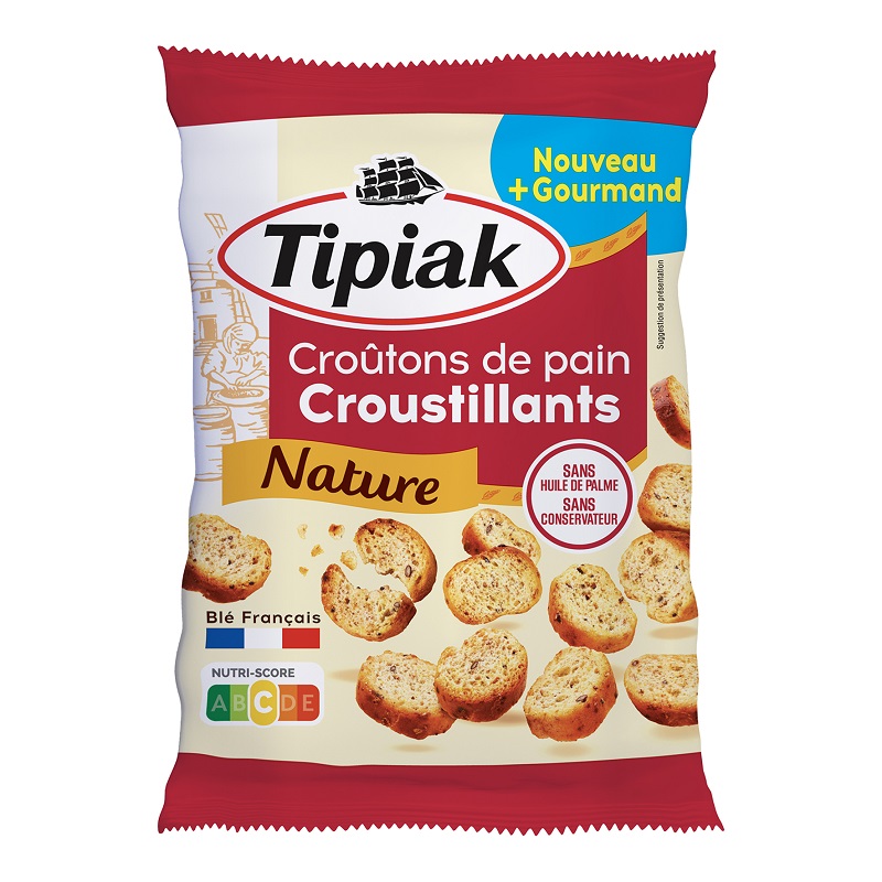 Κρουτόν Φουρνιστά Φυσική Γεύση Tipiak (75g)