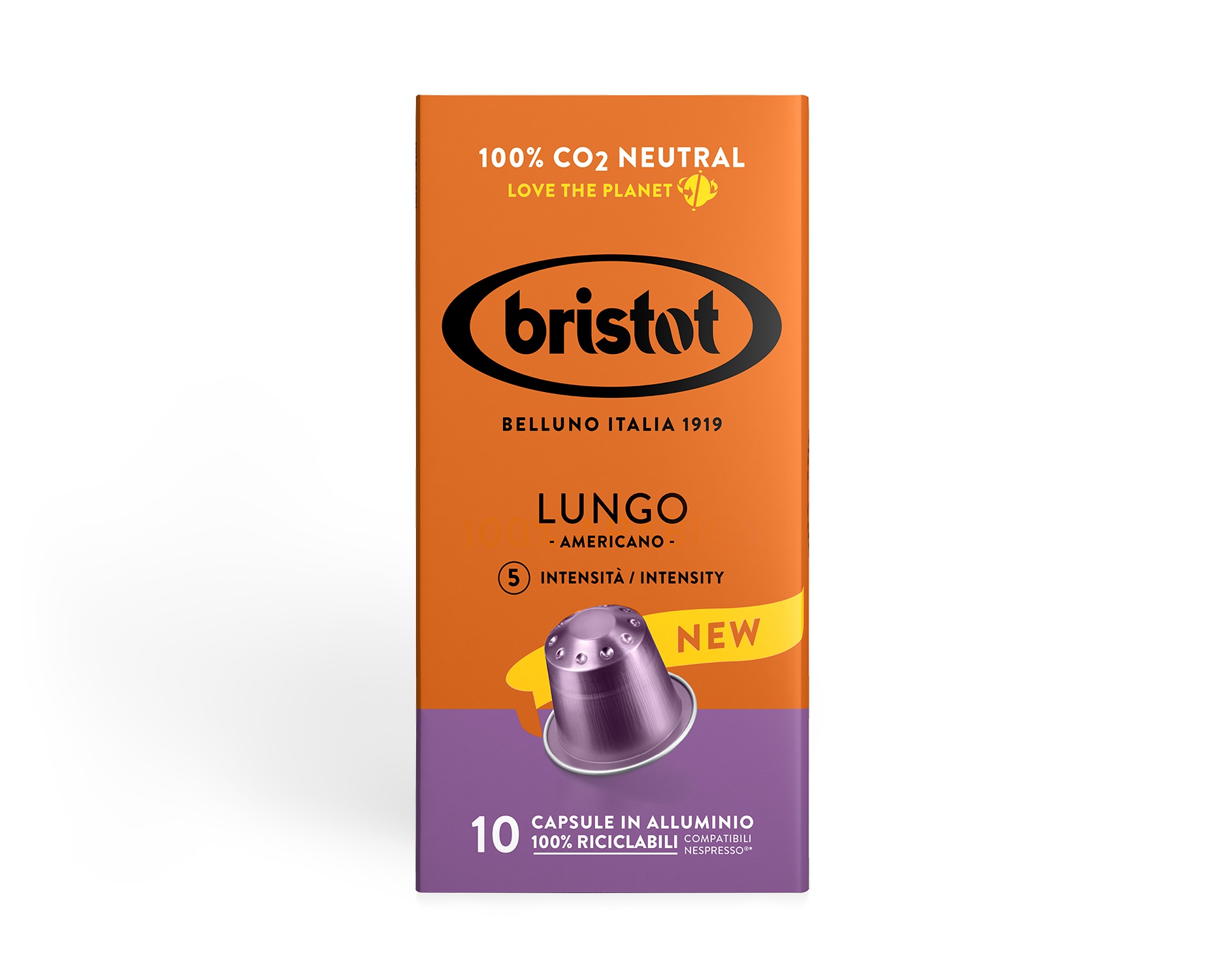 Bristot Κάψουλες espresso Lungo Bristot (10 τεμ)