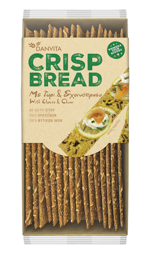 Elgen Crisp Bread με Τυρί & Σχοινόπρασο Ελgen (130g)