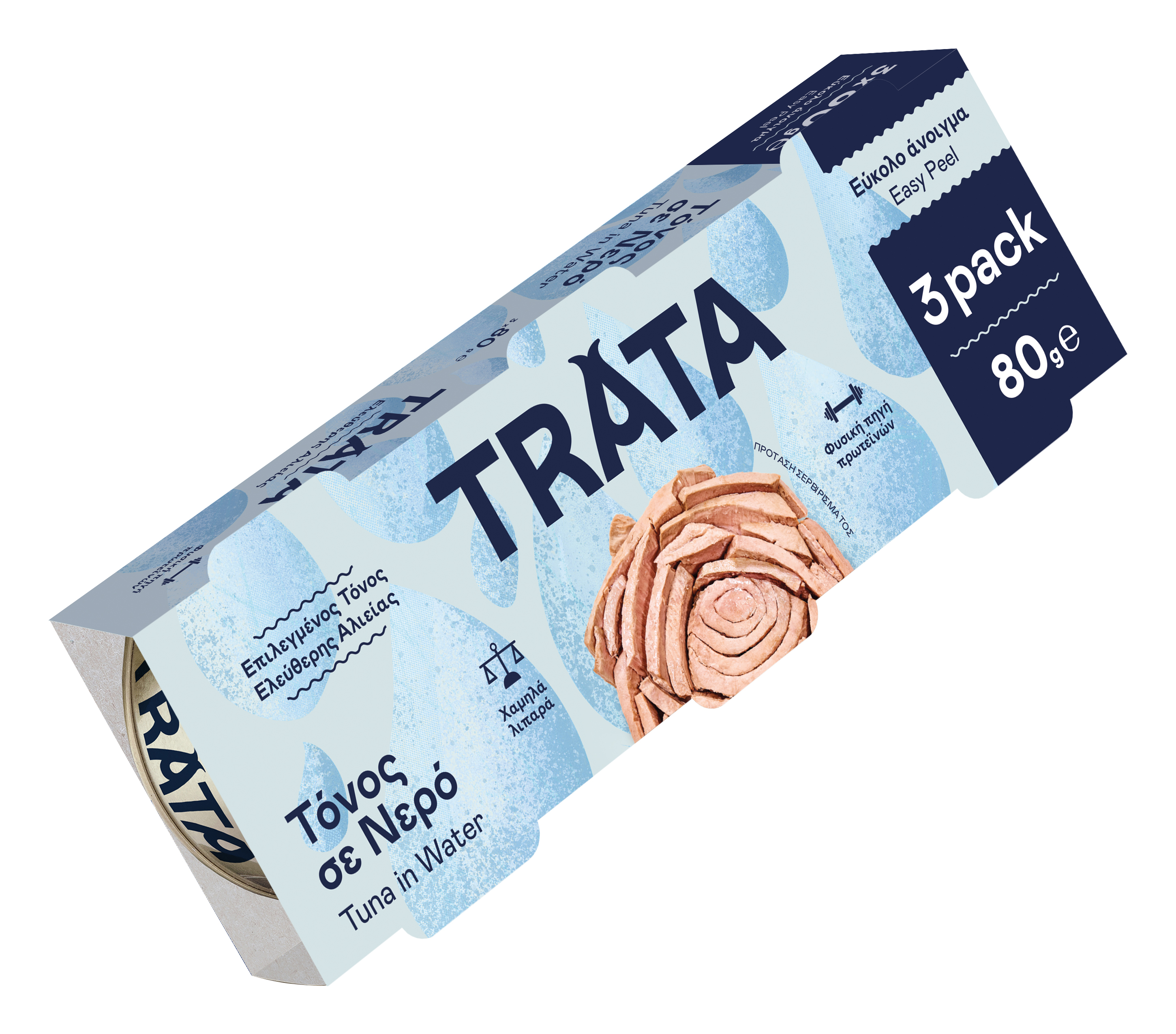 Κόνβα Α.Ε. Τόνος σε Νερό Trata (3Χ80g)