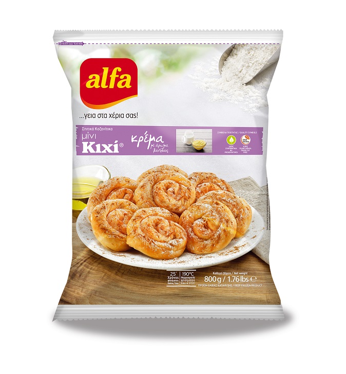Κιχί μίνι Κατεψυγμένα με Κρέμα Alfa (800 g)