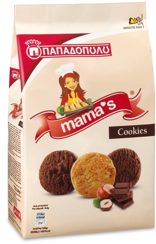 Μπισκότα Mamas cookies Παπαδοπούλου (330 gr)