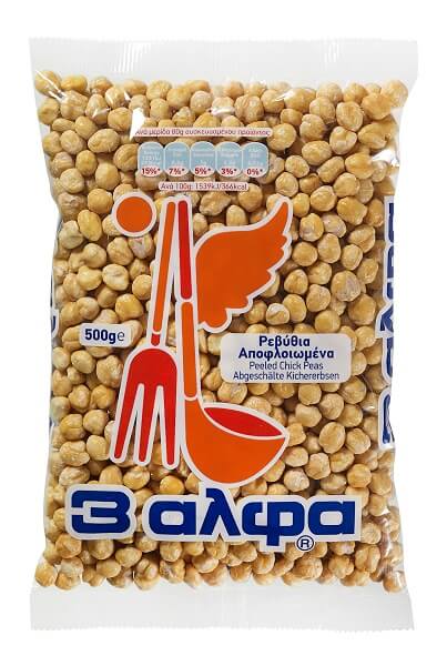 Ρεβύθια Αποφλοιωμένα 3αλφα (500 g)