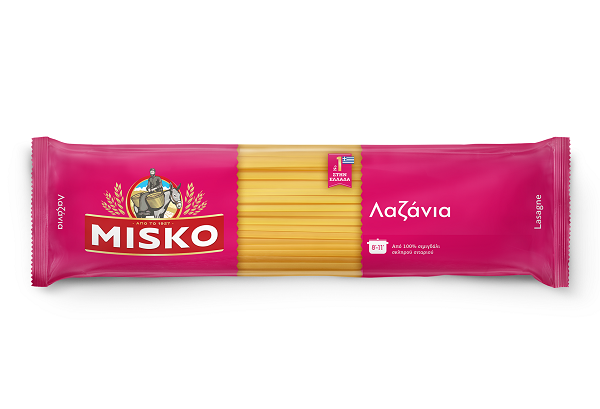 Λαζάνια Misko (2Χ500 g) τα 2 τεμ -0,60€