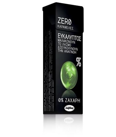 Καραμέλες Ευκάλυπτος Zero (32 g)