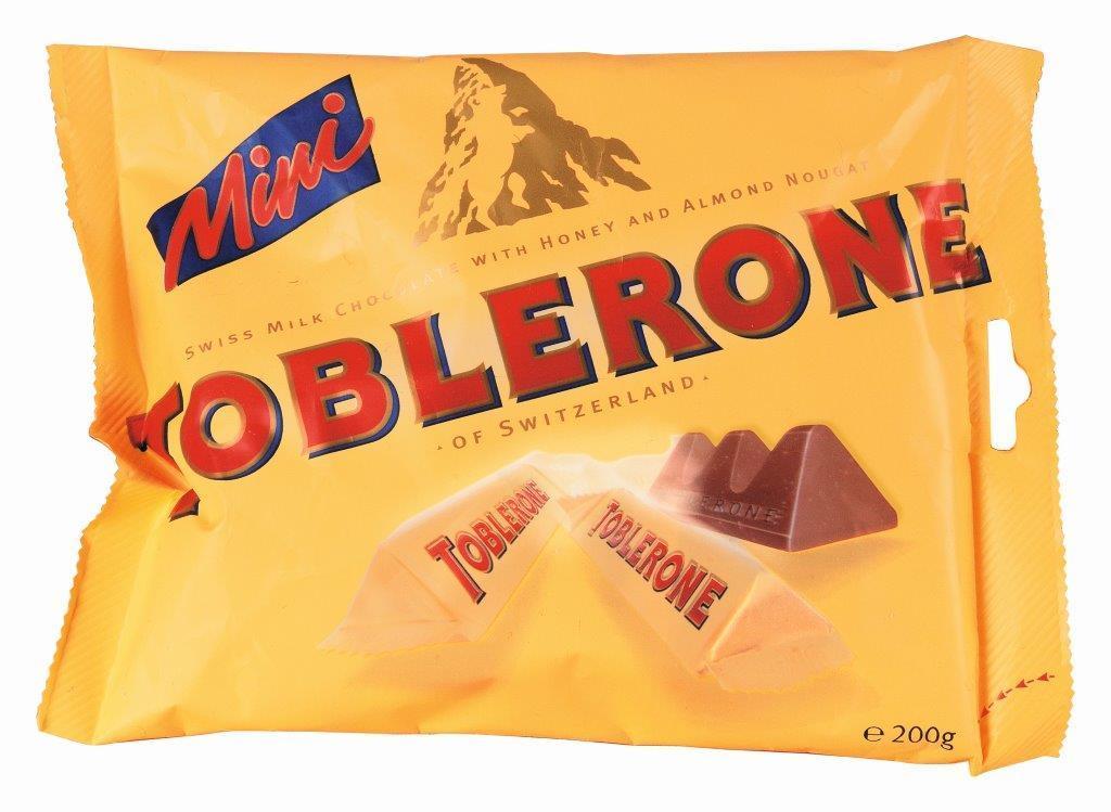 Σοκολάτα Γάλακτος Μίνι Toblerone(200 g)