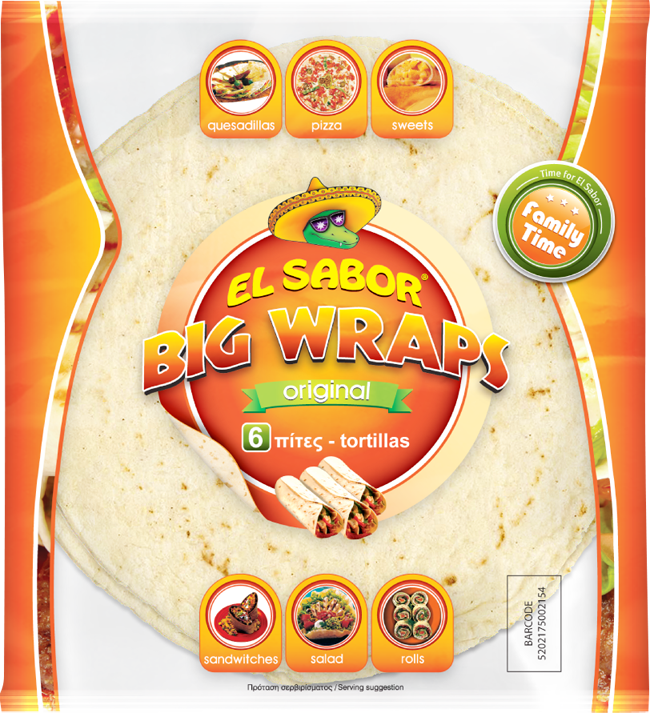 El Sabor Πίτες Μεξικάνικες Wraps El Sabor (6 τεμ)