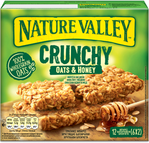 Τραγανές Ράβδοι Μούσλι με Μέλι Nature Valley(252 g)