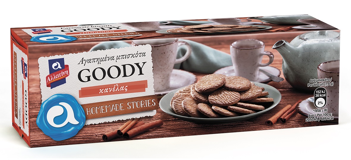Μπισκότα Goody Κανέλας Αλλατίνη (185 g)