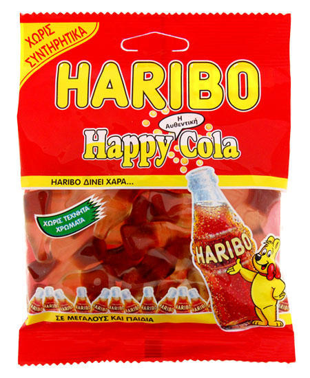 Haribo Ζελεδάκια Happy Cola Haribo (100 g)