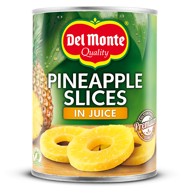 Κομπόστα Ανανάς Φέτες σε Φυσικό Χυμό Del Monte (565 g)