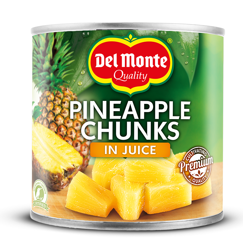 Κομπόστα Ανανάς Κύβοι σε Φυσικό Χυμό Del Monte (435 g)