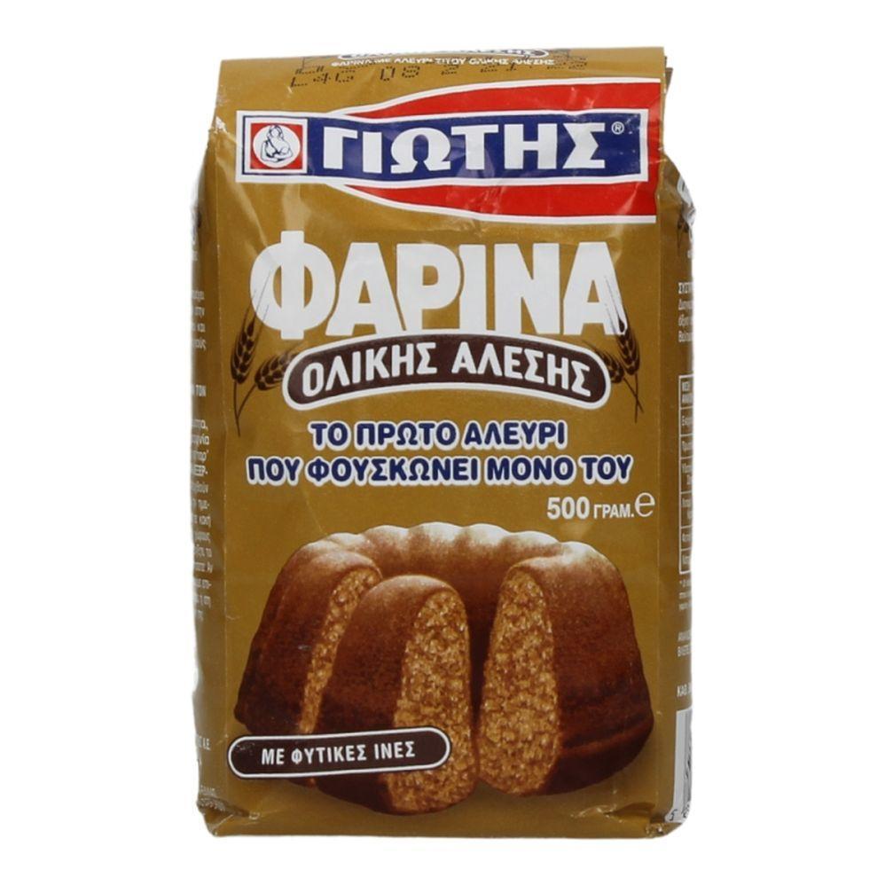 Φαρίνα Ολικής Αλέσεως Γιώτης (500 g)