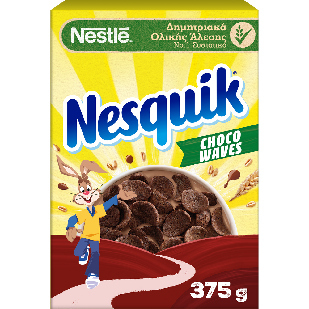 Δημητριακά Nesquik Dark Choco Waves Nestle (375g)