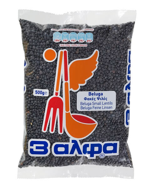 Φακές Beluga 3αλφα (500 g)