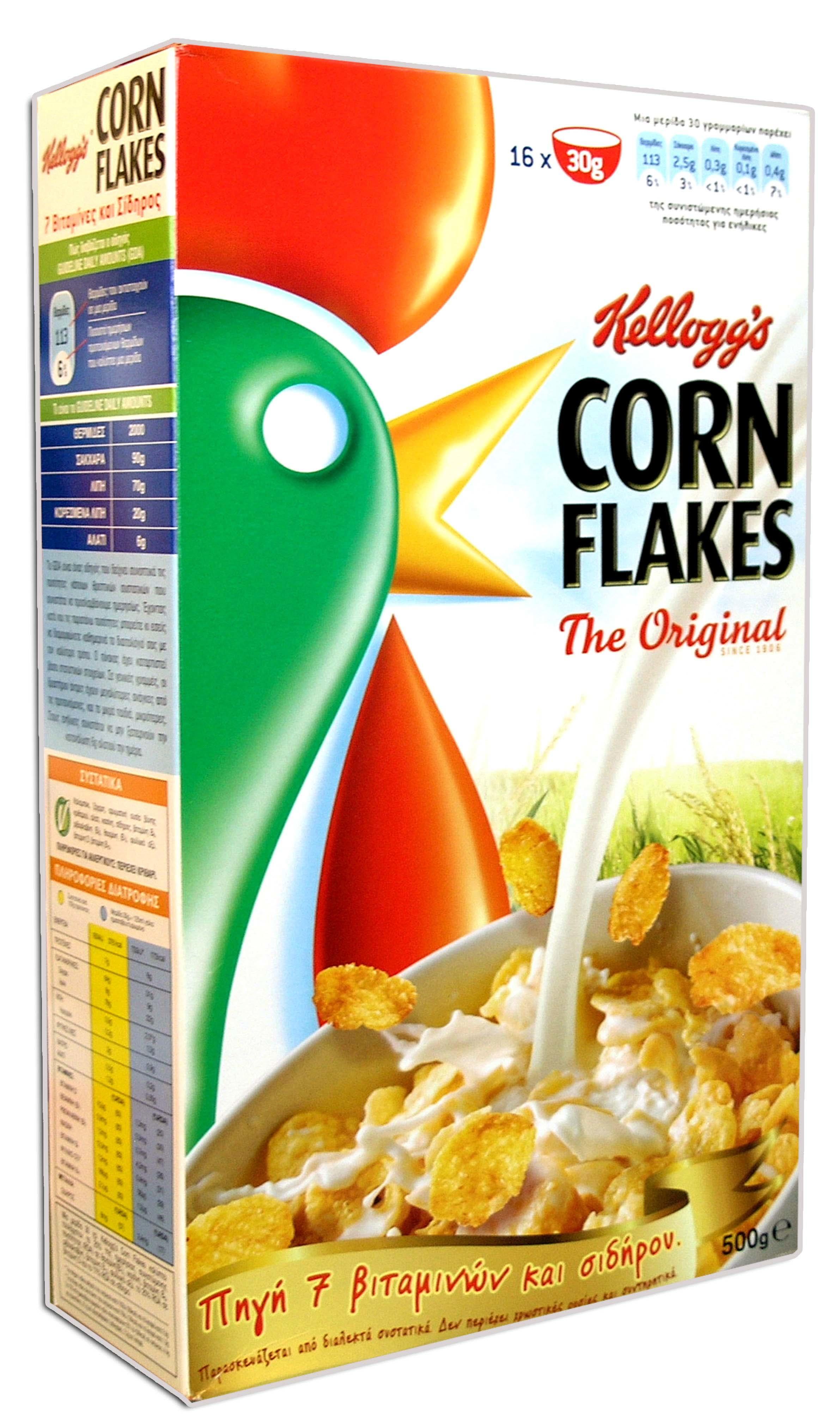 Δημητριακά Corn Flakes +20% Δωρεάν Προϊόν Kellogg’s (600 g)