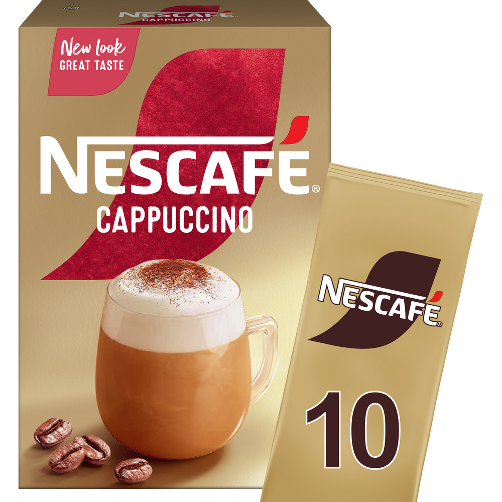 Nestle Στιγμιαίος Καφές Cappuccino σε φακελάκια Nescafe Gold (10 τεμ)