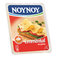 Τυρί Emmental σε φέτες NOYNOY (160g)