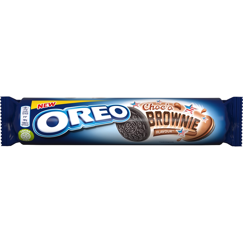 Μπισκότα Γεμιστά Choco Brownie Oreo (154g)
