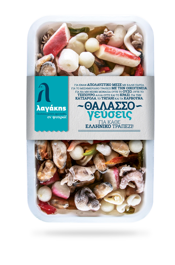 Ανάμεικτα Θαλασσινά με Λαχανικά Κατεψυγμένα Λαγάκης (500g – κ.β.425g)
